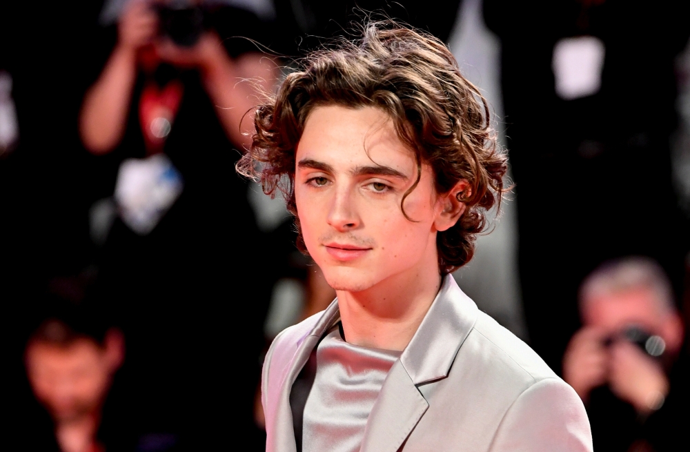 Actor Timothee Chalamet poses at the 76th Venice Film Festival, September 2, 2019. Reuters/Piroschka van de Wouw