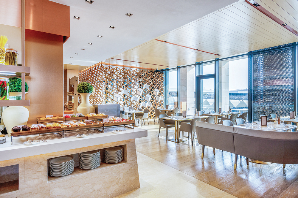 The new Mosaic restaurant at Mandarin Oriental, Doha.