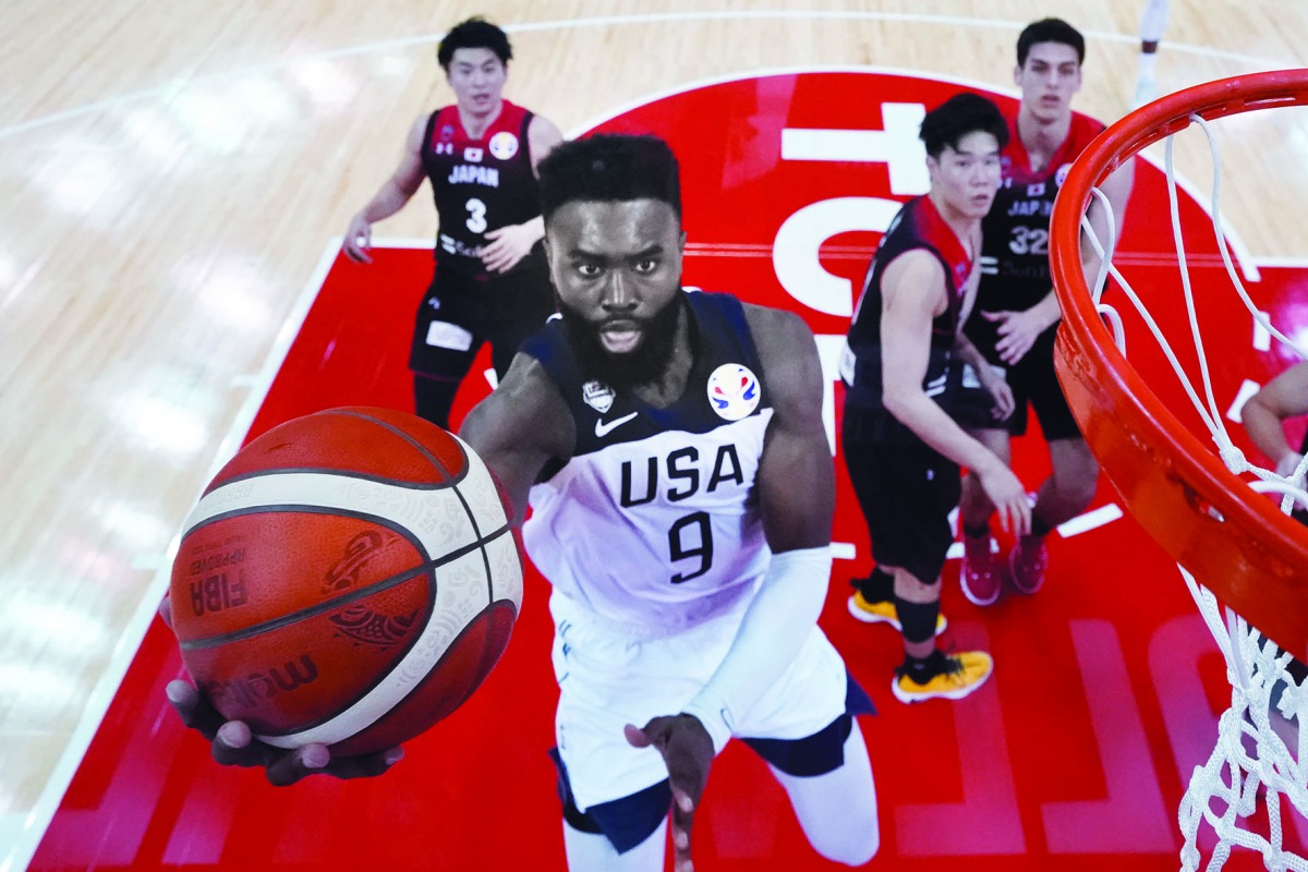 Jaylen Brown of the US in action. Reuters/Aly Song 