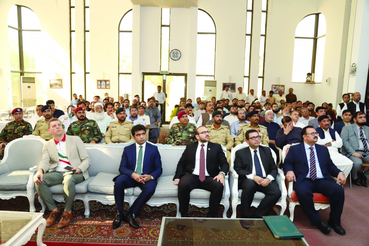 Officials during the event organised by the Embassy of Pakistan to commemorate ‘Defence Day’. 