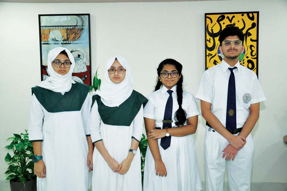 Ayisha Shameem K; Hitansh Murgai; Najah Ismail; and Suchitra Senthil have successfully cleared the first round of PM Talent Search Examination and have won a Certificate of Excellence.