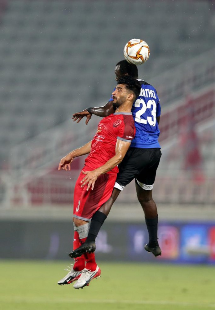 Action from QNB Stars League match between Al Duhail and Al Sailiya yesterday.
