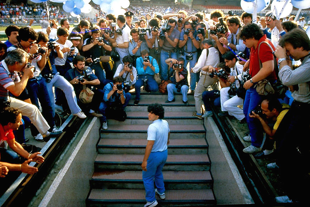 Still from the movie (Documentary) Diego Maradona.