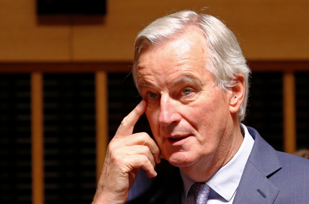 EU's Chief Brexit Negotiator Michel Barnier attends the General Affairs council addressing the state of play of Brexit, in Luxembourg October 15, 2019. REUTERS/Francois Lenoir