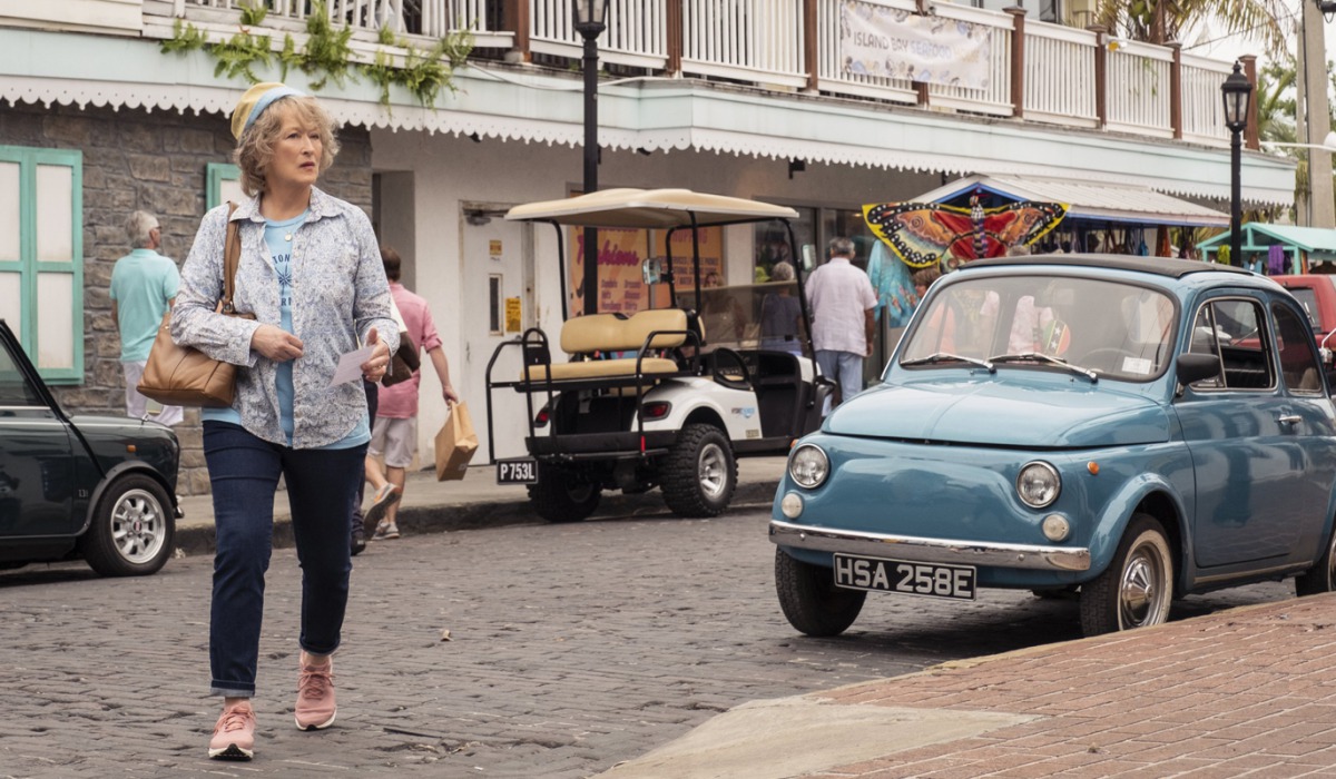 Still from the movie The Laundromat.