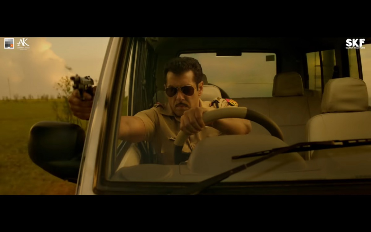 Still taken from the trailer of the movie Dabangg 3.