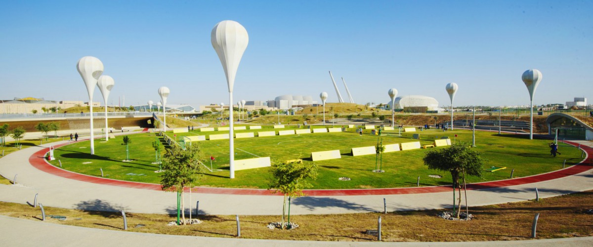 The 130,000-square-meter Oxygen acts as a green lung in Education City. (Pic: Qatar Foundation) 