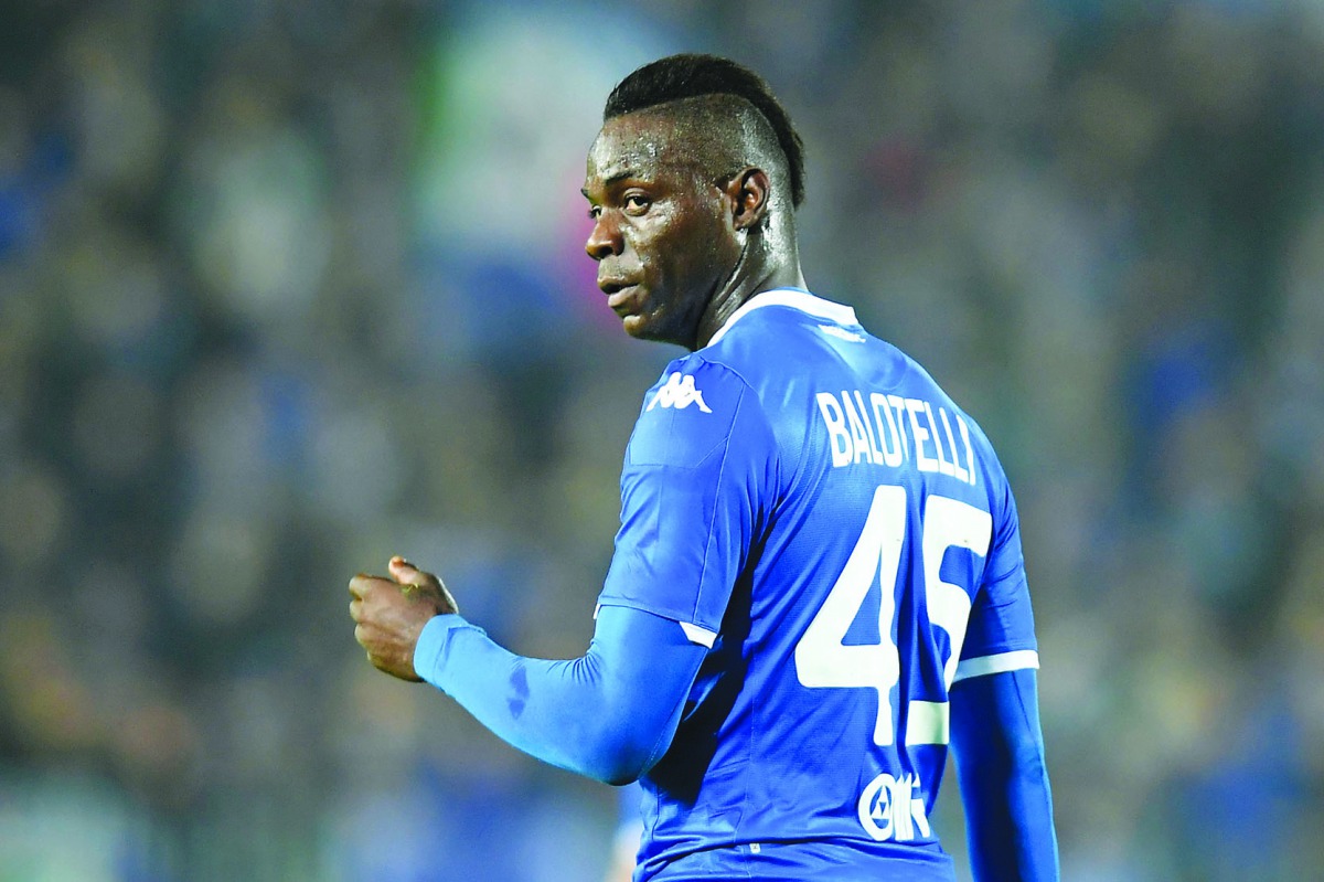  Brescia's Mario Balotelli. Reuters/Daniele Mascolo