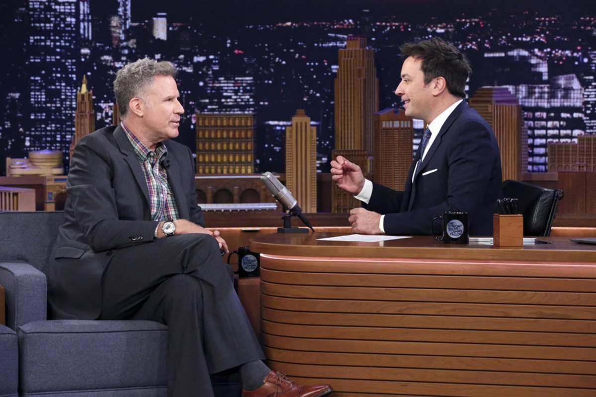  Will Ferrell discussing 