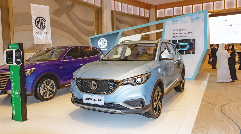 MG ZS EV launch at the 5th International Conference on Future Mobility.