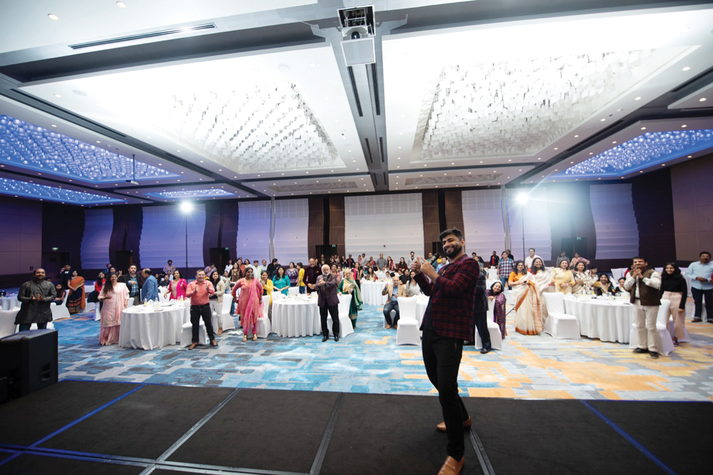 Members of Doha Chapter of ICAI enjoying activities organised to celebrate Qatar National Day.