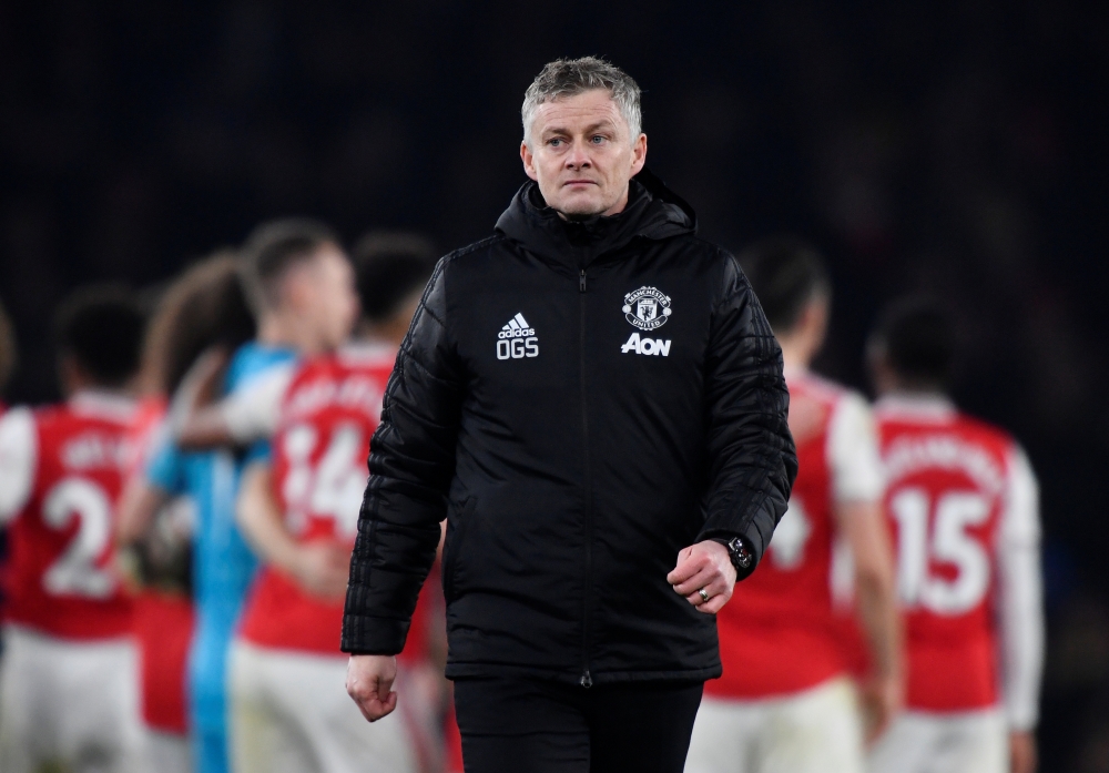 Manchester United manager Ole Gunnar Solskjaer (REUTERS/Toby Melville)