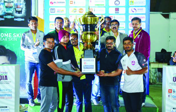 City Exchange Shark XI won the inaugural INTERTEC QIA Champions Cricket League tournament with a ten-wicket victory over Tusker in final at Old Ideal Indian School ground.
