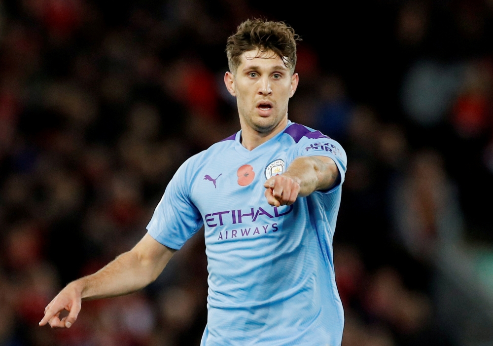 Manchester City's John Stones gestures REUTERS/Phil Noble