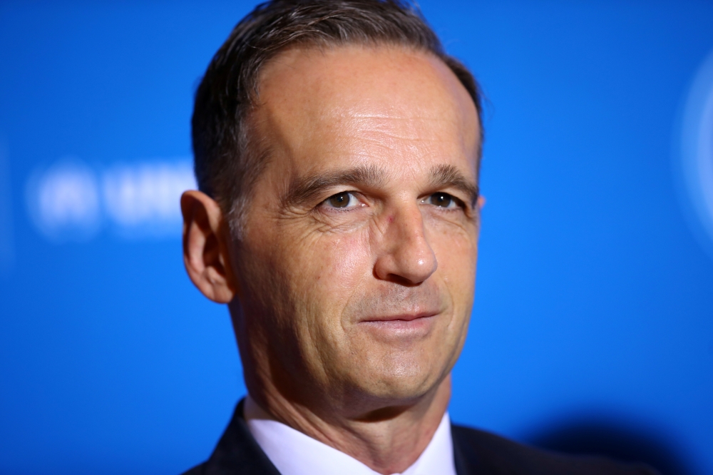 FILE PHOTO: Germany's Foreign Minister Heiko Maas attends the Global Refugee Forum at the United Nations in Geneva, Switzerland, December 17, 2019, REUTERS/Denis Balibouse/File Photo