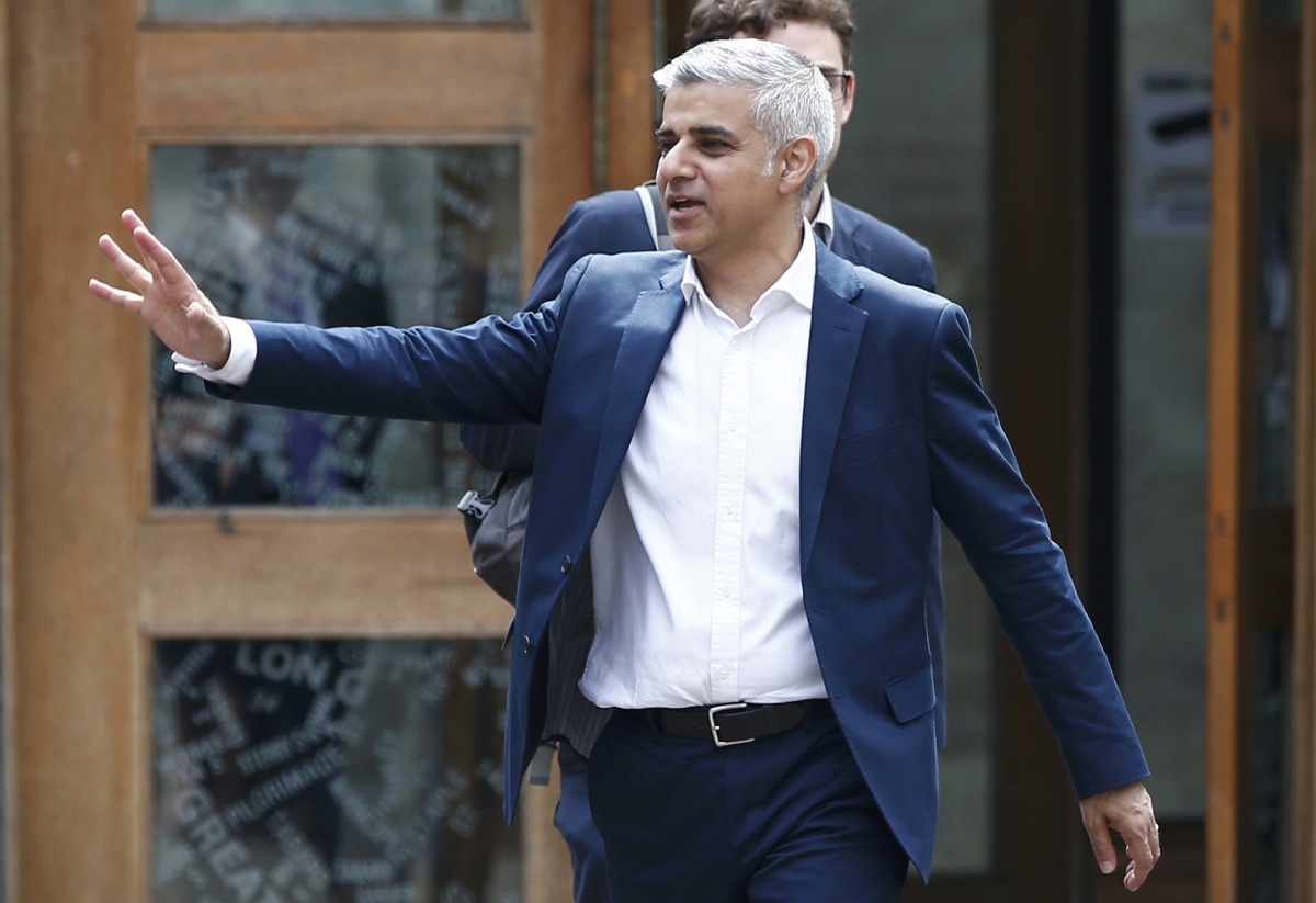File photo of Labour mayor Sadiq Khan