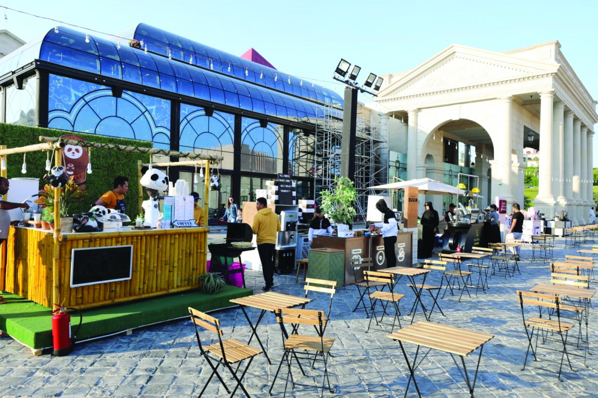  A view of Kaffeinated Festival at Katara.