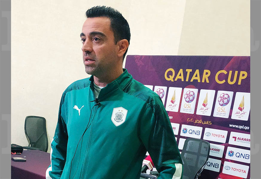 Al Sadd coach Xavi 
