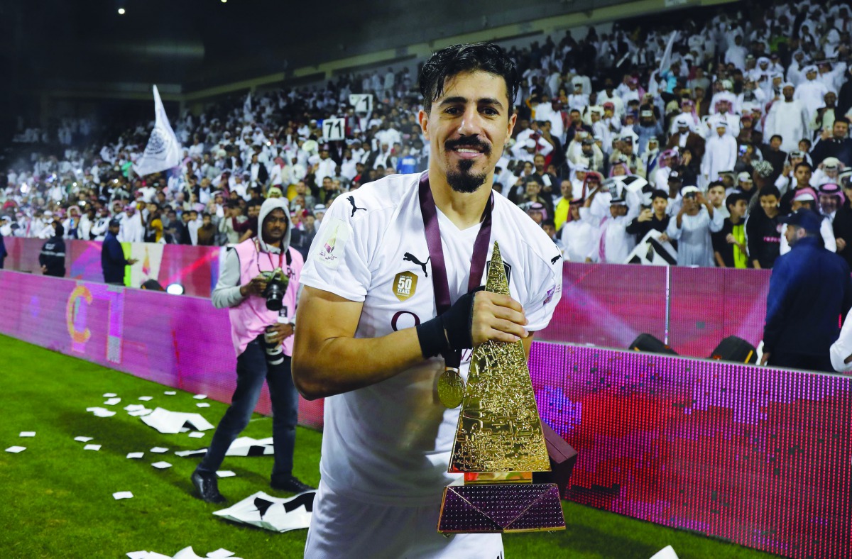 Al Sadd's Algerian striker Baghdad Bounedjah