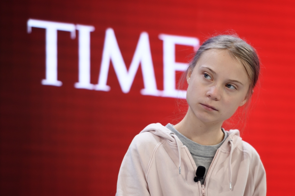 Swedish climate activist Greta Thunberg attends a session at the Congres center during the World Economic Forum (WEF) annual meeting in Davos, on January 21, 2020. AFP / Fabrice COFFRINI