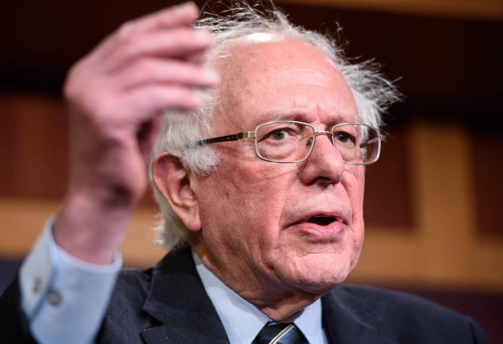 Senator Bernie Sanders in Washington on December 13, 2018. (AFP / Mandel Ngan)  