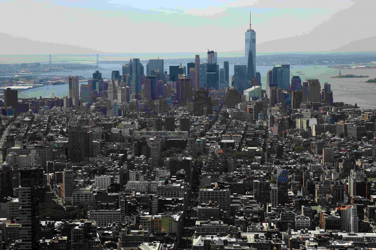 Lower Manhattan including the financial district is pictured from the Manhattan borough of New York, June 1, 2016. Reuters / Carlo Allegri
