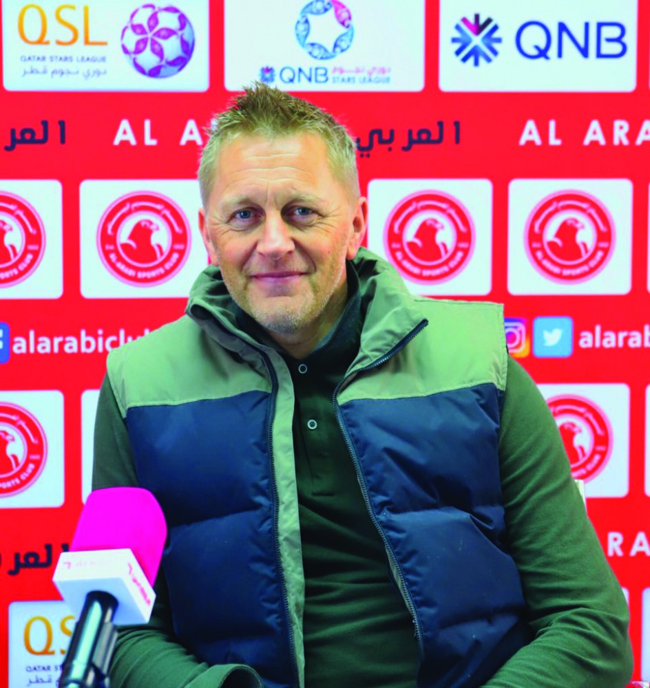 Al Arabi coach Heimir Hallgrimsson