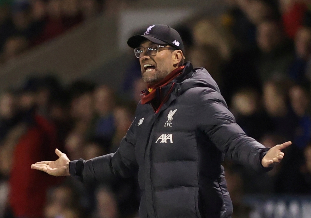 Liverpool manager Juergen Klopp (Reuters/Carl Recine/File Photo)