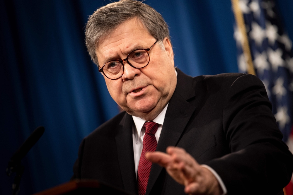 US Attorney General William Barr. (AFP / Brendan Smialowski) 