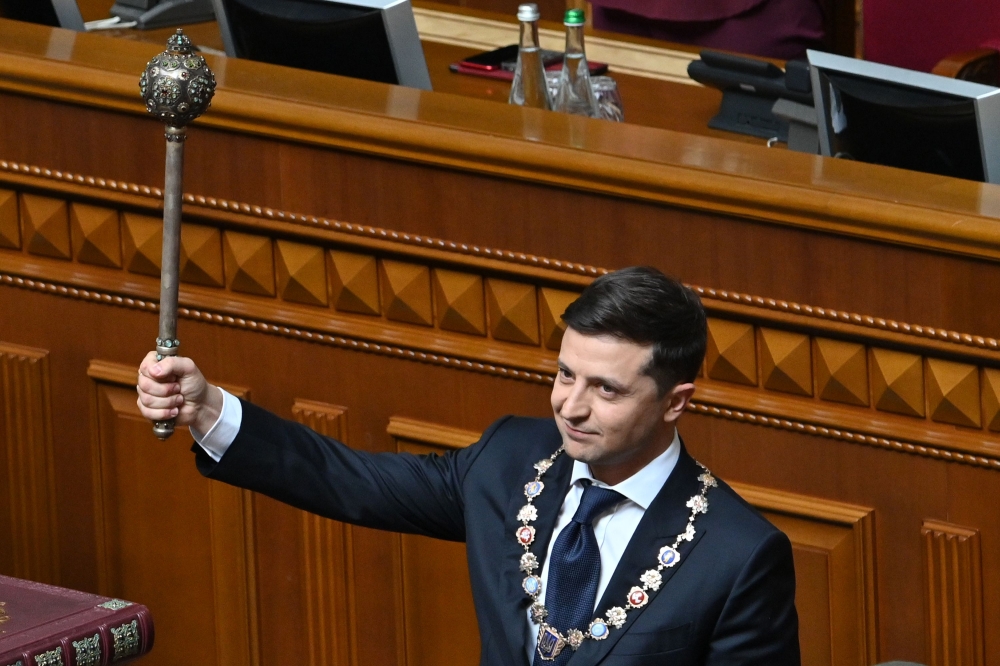 File picture of Ukrainian President Volodymyr Zelenskiy