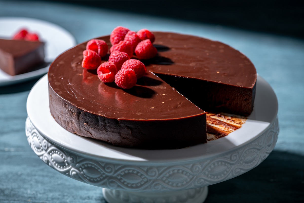 When baked at a temperature well below boiling and at or near the setting point, the result is ultra-silky, smooth custards. That's the case with the outrageous Triple Chocolate Bypass, essentially a baked chocolate pudding. Photo by Laura Chase de Formig