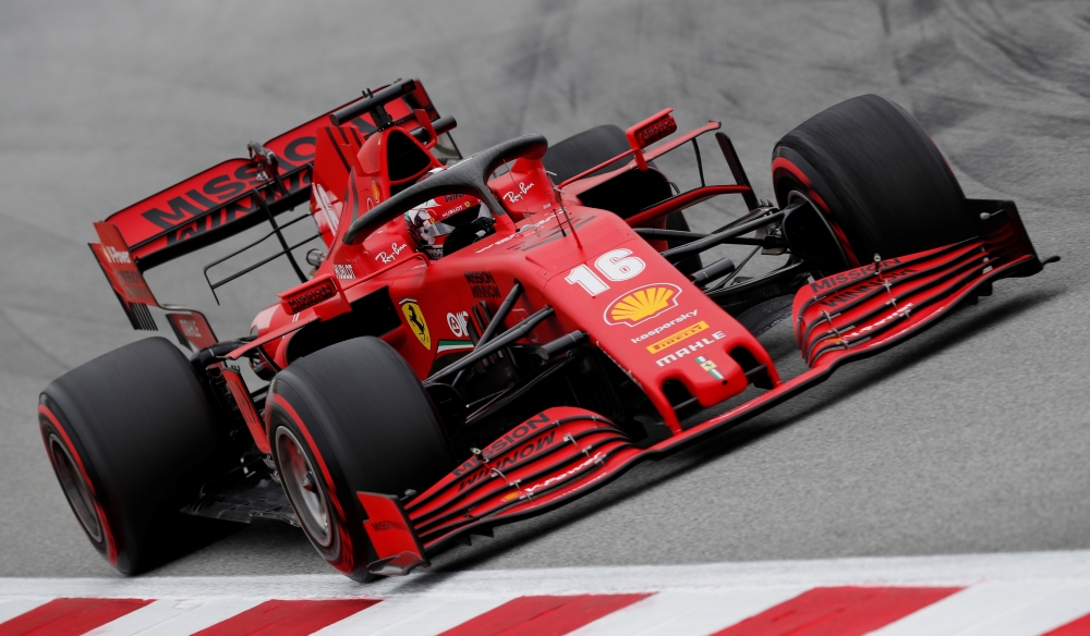 Formula One F1 - Pre Season Testing - Circuit de Barcelona-Catalunya, Barcelona, Spain - February 28, 2020 Ferrari's Charles Leclerc in action during testing REUTERS/Albert Gea