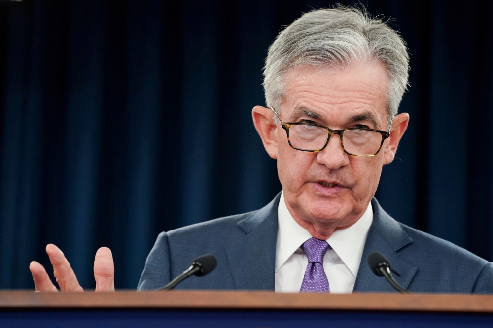 Federal Reserve Chair Jerome Powell holds a news conference in Washington, July 31, 2019. Reuters /  Sarah Silbiger 