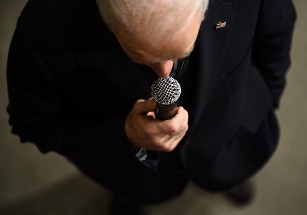 Joe Biden, speaks during a campaign event on January 3, 2020 in Independence, Iowa. Stephen Maturen / Getty Images / AFP