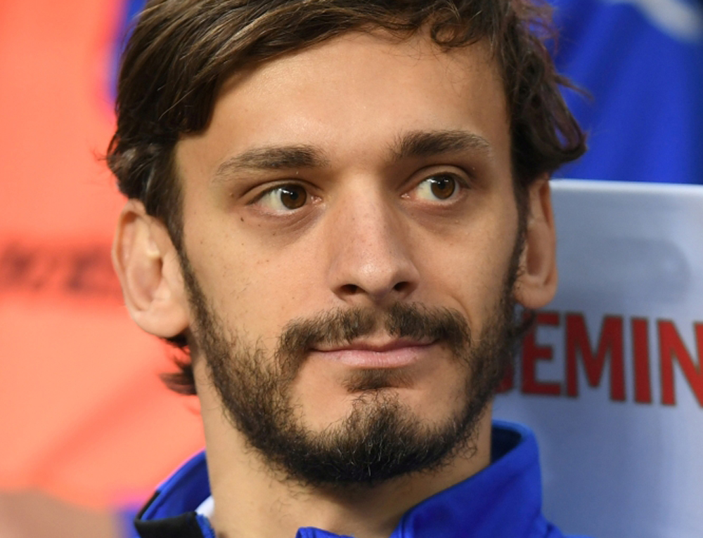 FILE PHOTO:  Sampdoria's Manolo Gabbiadini REUTERS/Daniele Mascolo