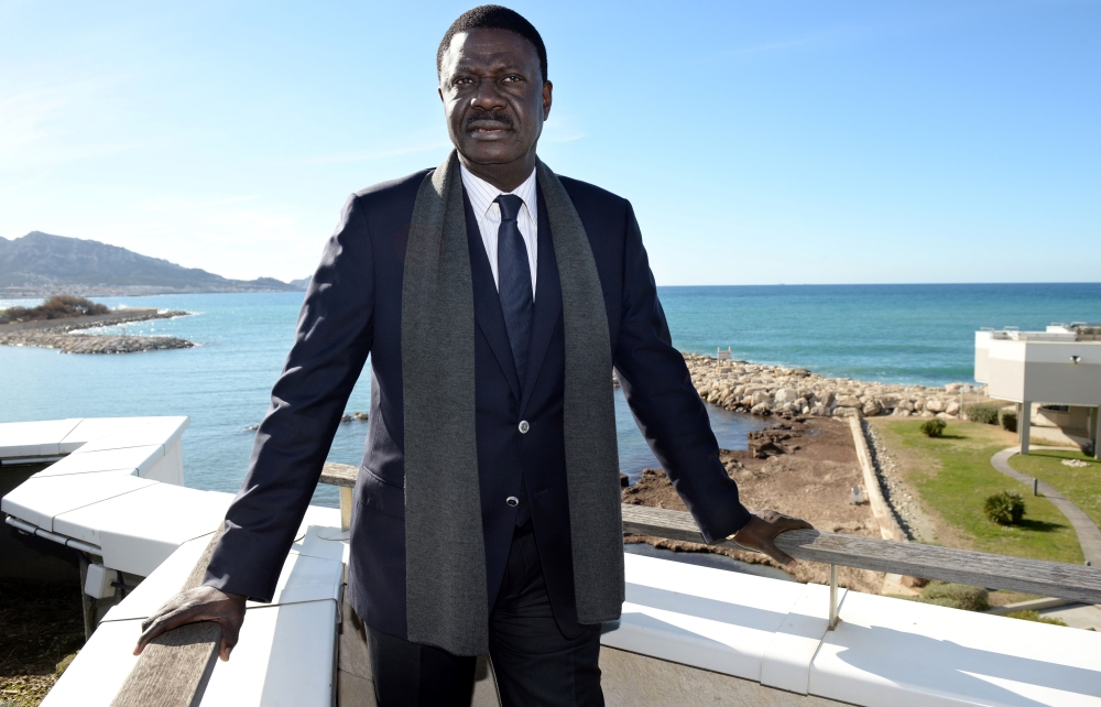 This file photo taken on February 04, 2014 in Marseille shows former president of Marseille football club 