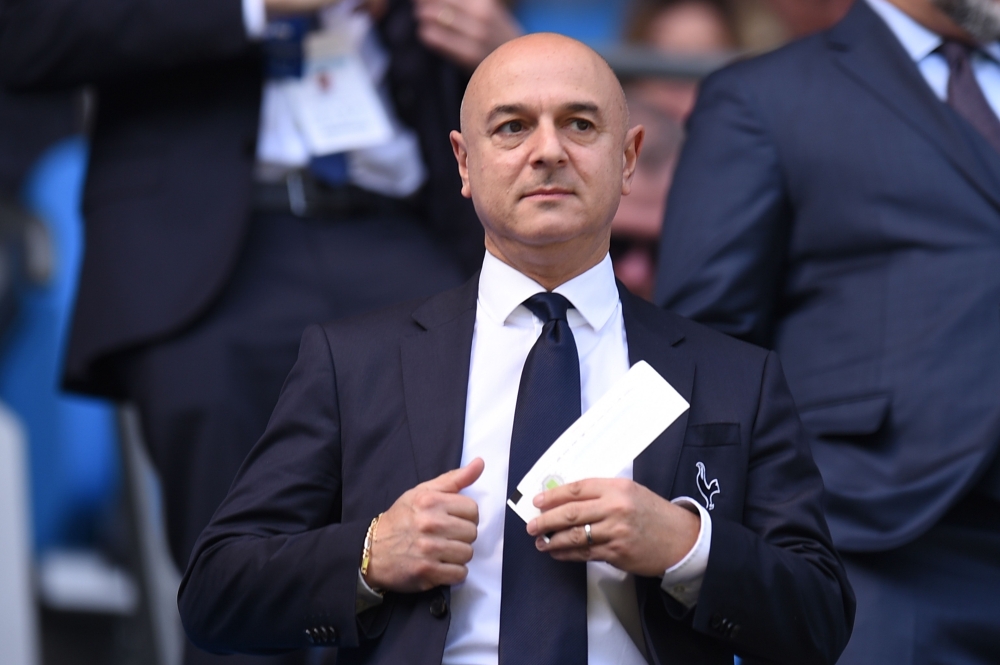 Tottenham Hotspur's English chairman Daniel Levy. AFP / Oli SCARFF
