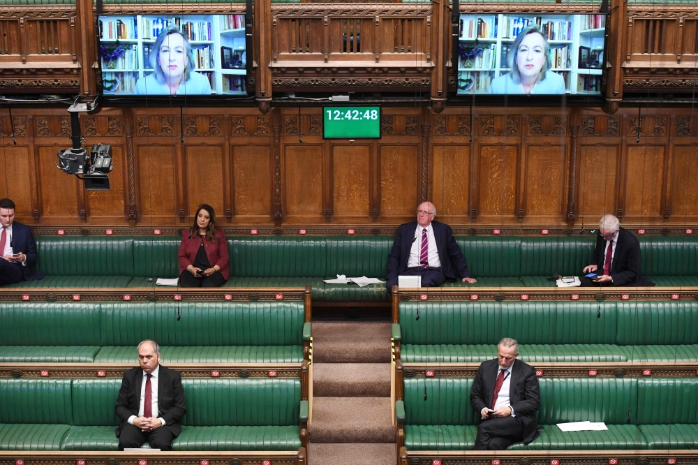 AFP PHOTO / Jessica Taylor /UK Parliament