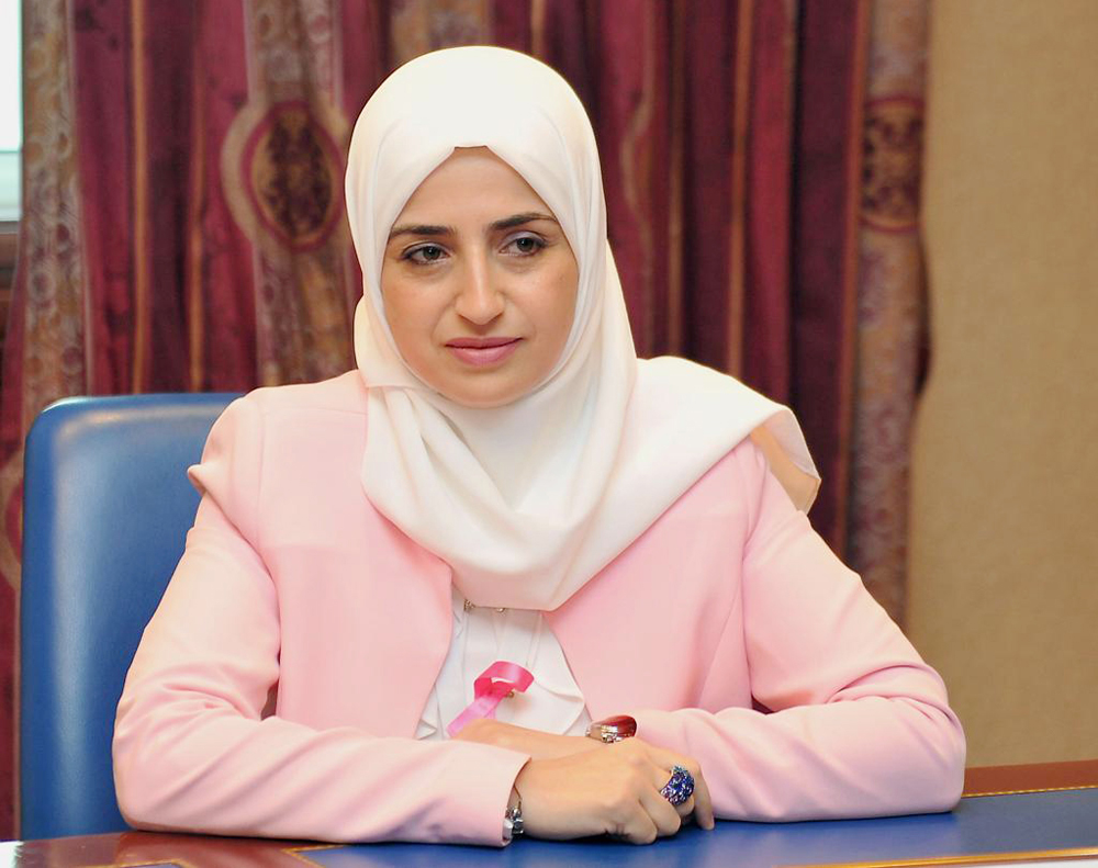Afia’a Mohammed Al Masri, Manager of Hemya Diet Centre at the Al-Ahli Hospital