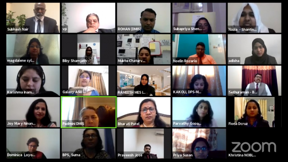 The Inter School Teachers Discussion Forum in progress.