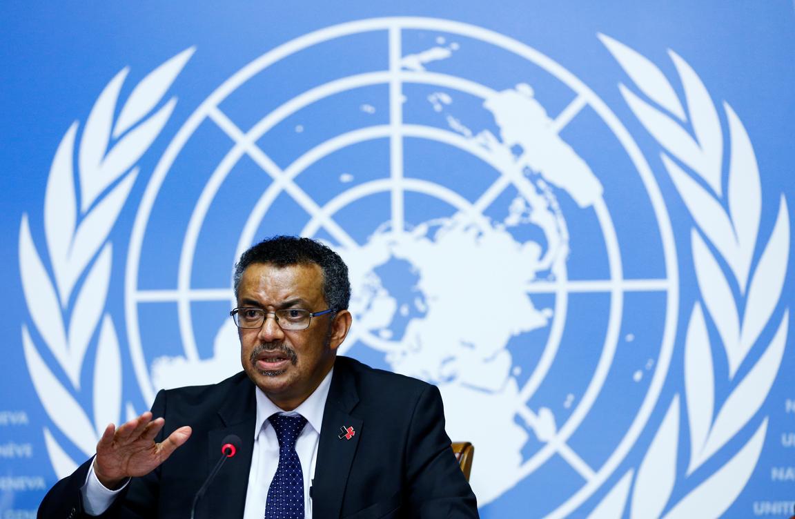  World Health Organization chief Tedros Adhanom Ghebreyesus  / REUTERS