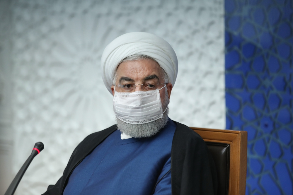 Iranian President Hassan Rouhani chairs the meeting of Cabinet’s Economic Coordination Board in Tehran, Iran on July 14, 2020. ( Iranian Presidency / Handout - Anadolu Agency )