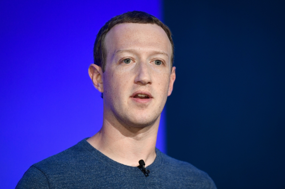 In this file photo Facebook CEO Mark Zuckerberg speaks during a press conference in Paris on May 23, 2018. Facebook chief Mark Zuckerberg said in an interview published July 20, 2020 he has 