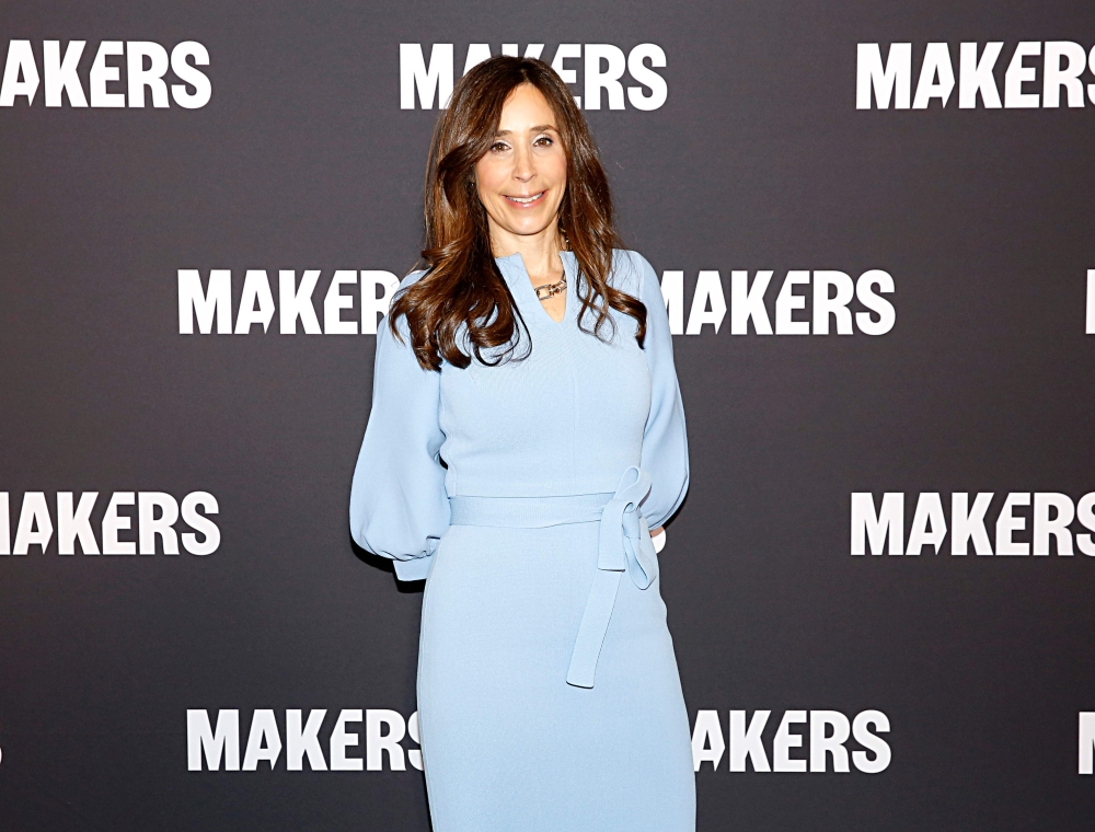 In this file photo taken on February 11, 2020, Chief Operating Officer of New York Times, Meredith Kopit Levien, attends The 2020 MAKERS Conference in Los Angeles, California. The New York Times on July 22, 2020, named Kopit Levien as its new president an