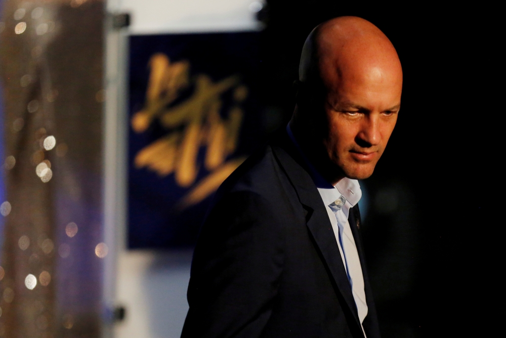 Soccer Football - Jordi Cruyff unveiled as Ecuador new coach - Ecuador National Team Headquarters, Quito, Ecuador - January 13, 2020 Ecuador new coach Jordi Cruyff during press conference REUTERS/Daniel Tapia/File Photo