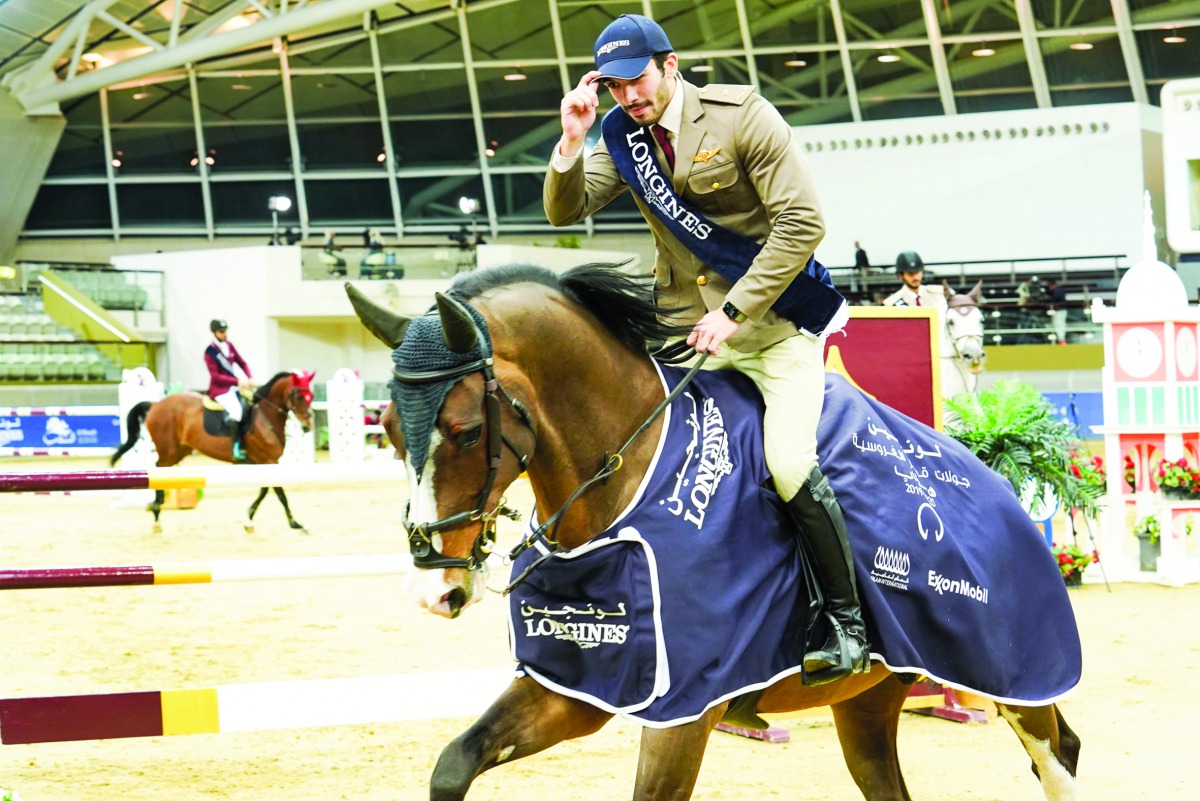 Qatari rider, Big Tour points leader Salman Mohammed Al Emadi astride The Toymaker.