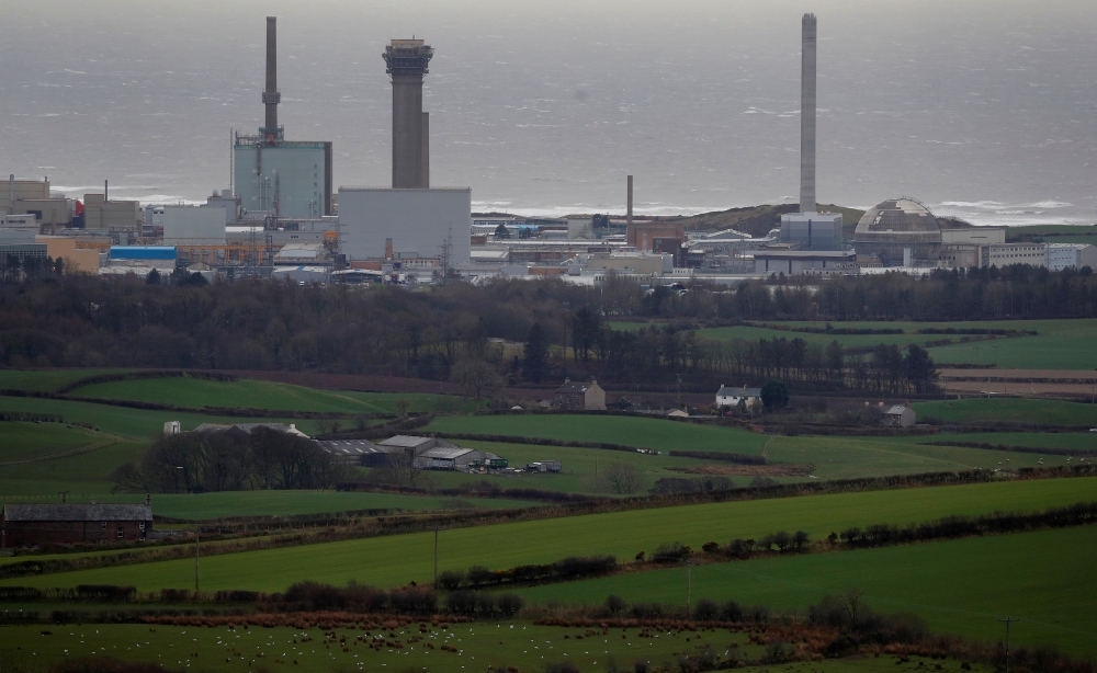 FILE PHOTO: A general view shows the Sellafield nuclear plant near Whitehaven in Britain, February 23, 2017. REUTERS/Phil Noble/File Photo