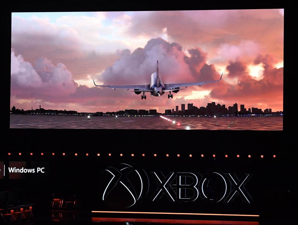 In this file photo taken on June 09, 2019 The video game 