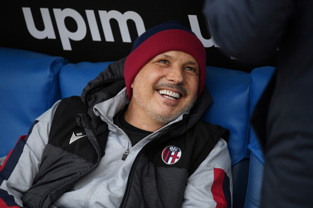 Bologna coach Sinisa Mihajlovic before Serie A match v Lazio - Stadio Olimpico, Rome, Italy - February 29, 2020 REUTERS/Alberto Lingria/File Photo
