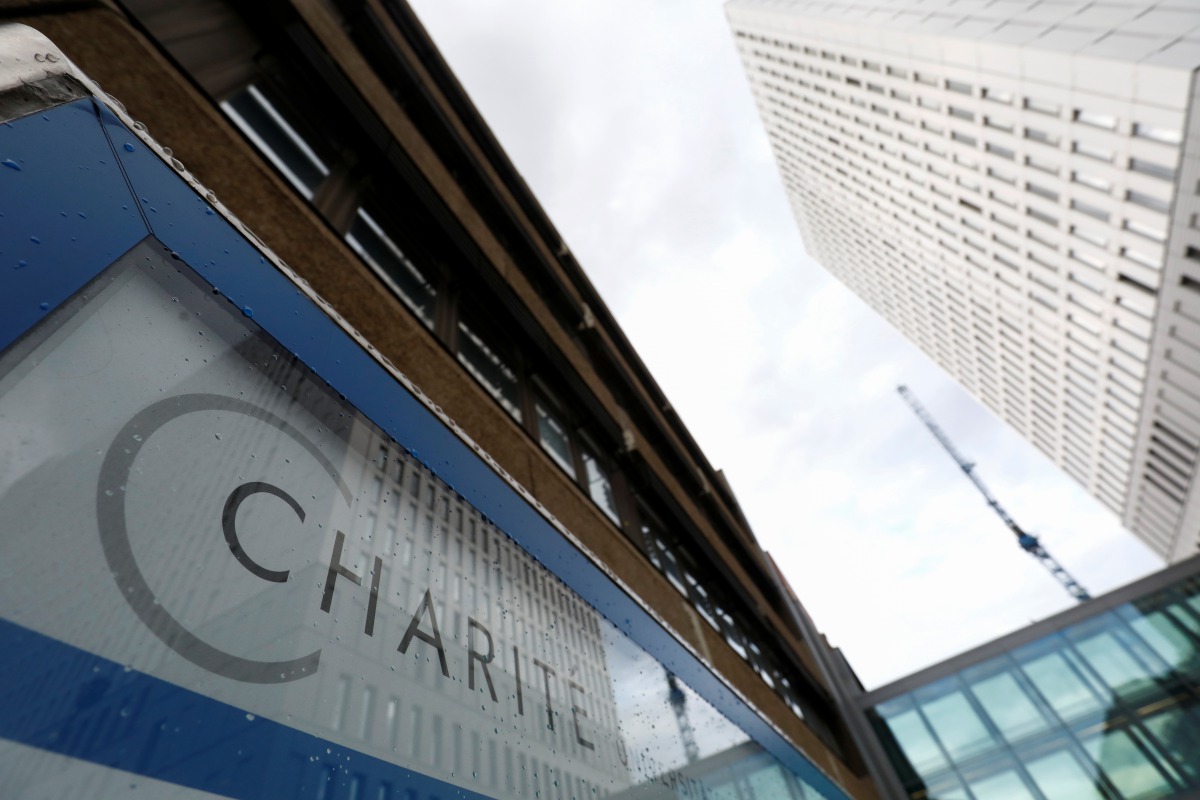 A view shows the Charite Mitte Hospital Complex, where Russian opposition leader Alexei Navalny is receiving medical treatment, in Berlin, Germany August 24, 2020. REUTERS/Michele Tantussi
